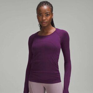 Lululemon Swiftly Tech Long Sleeve Shirt 2.0 Size 8 Dramatic Magenta
